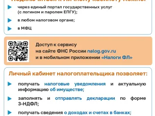 "Личный кабинет налогоплательщика для физических лиц"
